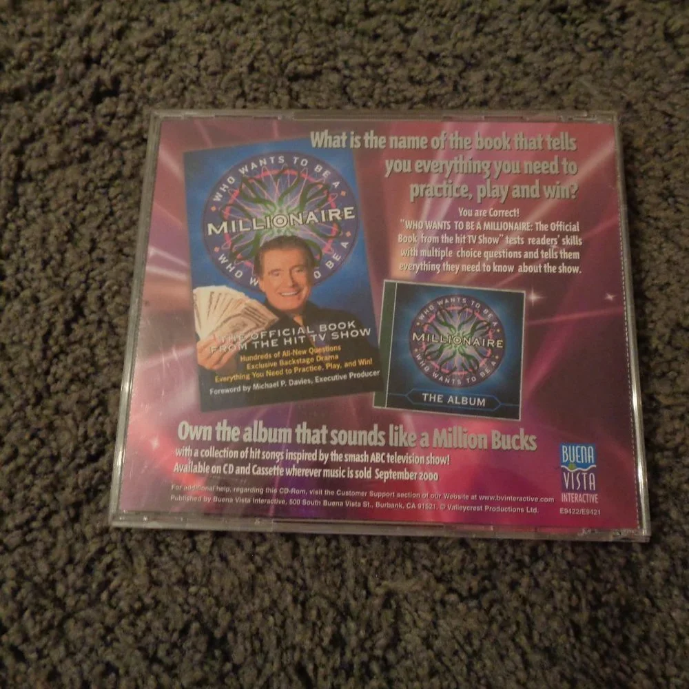 WHO Wants To Be A Millionaire CD- Rom